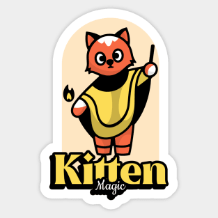 Kitten Magic Sticker